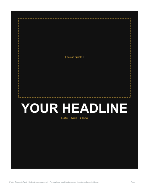 Preview of the first page of Poster layout (PDF)